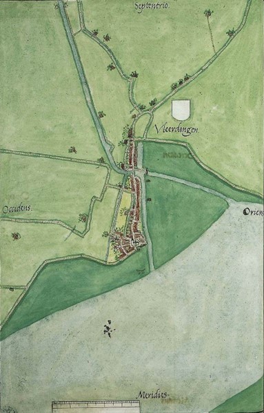 Plattegrond Vlaardingen Jacob van Deventer